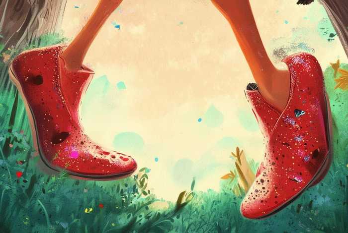 儿童故事动画片红鞋；红鞋子的故事动画片