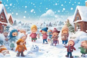 儿童下雪文案（儿童下雪文案简短）