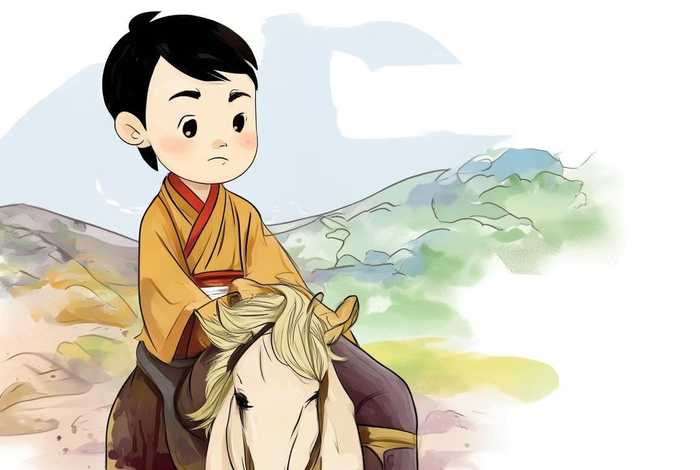 儿童秀才郎骑马简笔画 儿童秀才郎骑马简笔画图片大全