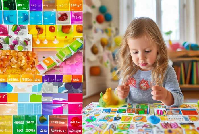 儿童认识颜色照片，儿童认颜色的图片大全