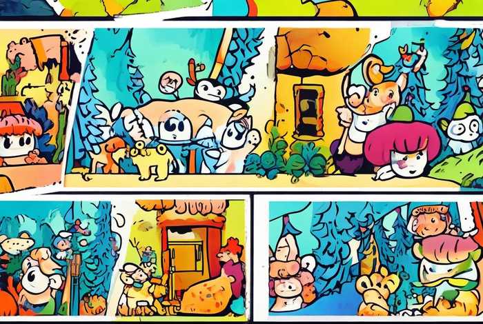 儿童故事绘画图片连环画 - 幼儿教育儿童绘画故事连环画