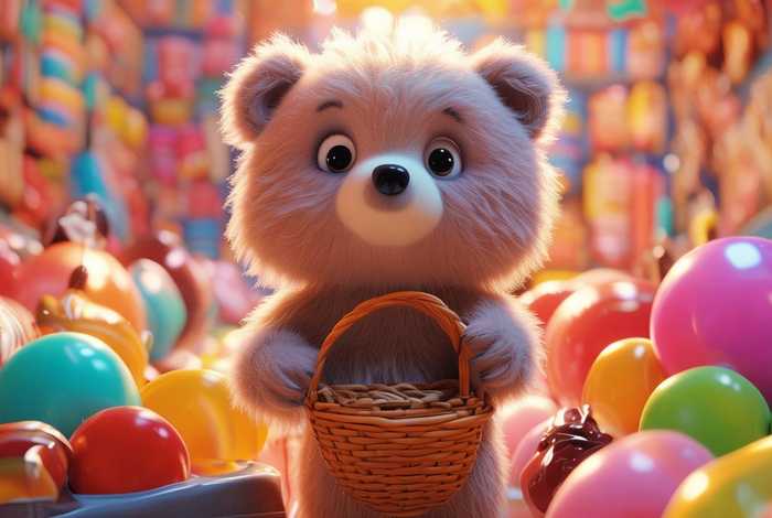 儿童故事表演小熊买糖果，幼儿故事小熊买糖果
