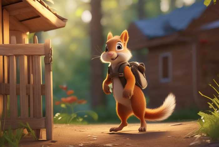 儿童睡前故事小松鼠上幼儿园，小松鼠上幼儿园的故事