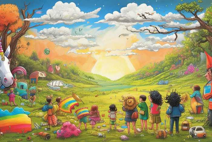 儿童画创编主题童话故事 - 童话主题绘画创编