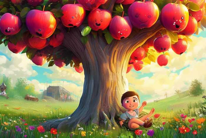 儿童苹果故事，关于苹果的幼儿故事绘本