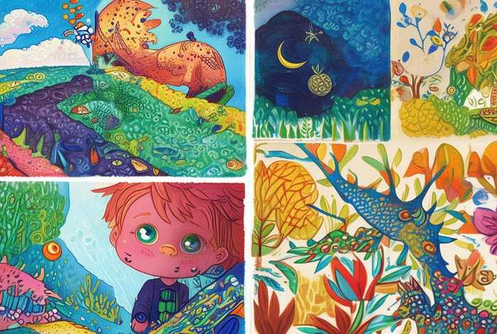 儿童故事绘本插图图片 儿童故事绘本插画图册图片