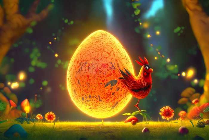 儿童故事下，儿童故事下蛋的公鸡