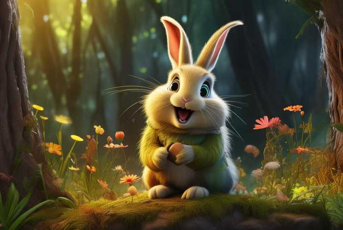儿童故事聪明的长耳朵兔（聪明的长耳朵兔故事简介）
