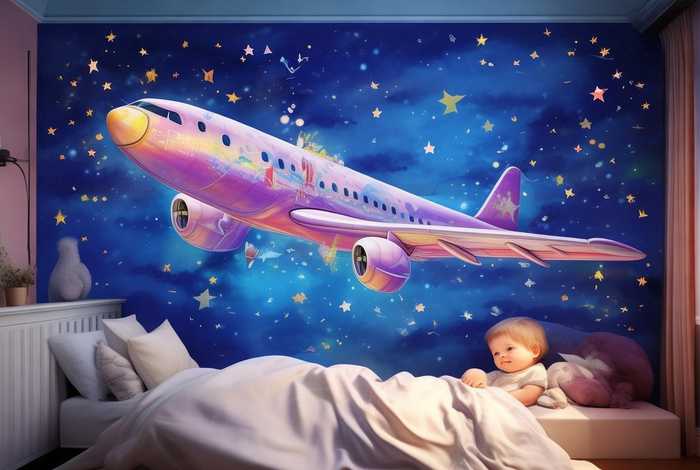 儿童睡前故事飞机和大巴车 - 大飞机故事睡前故事