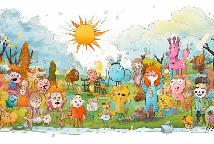 儿童故事线图;儿童故事绘本线稿图 儿童故事线图;儿童故事绘本线稿图