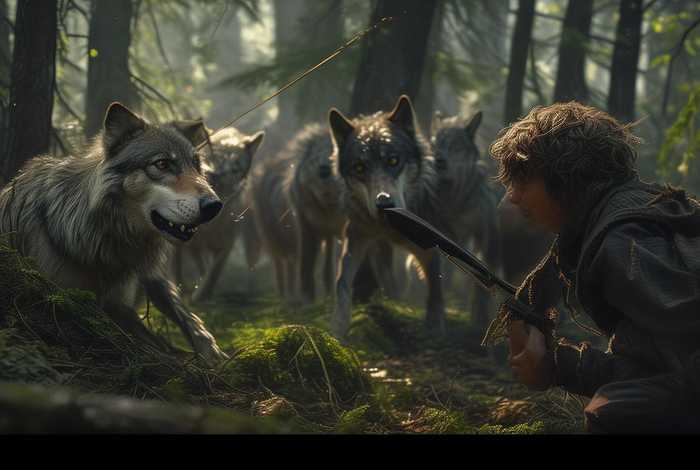 儿童打猎故事；打猎惊险故事