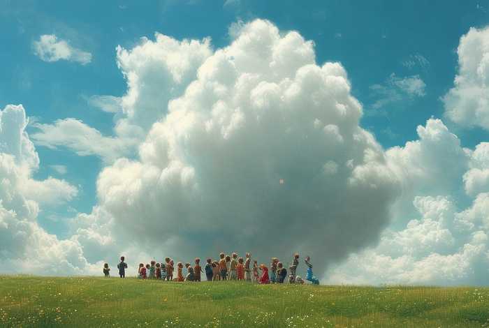 儿童故事云彩的故事；关于云彩的故事