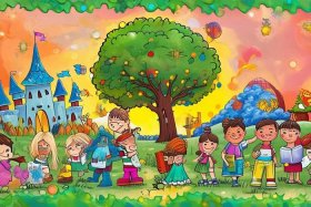 儿童小故事为主题的板报、儿童故事为主题的手抄报简单版