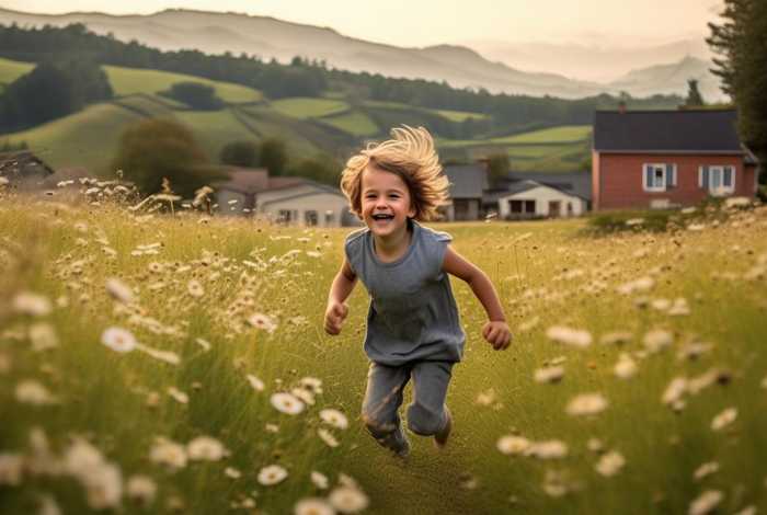 儿童的乡村生活无忧无虑，儿童乡村生活无忧无虑的词句