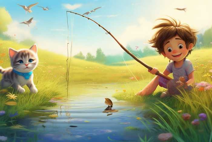 儿童经典故事大全、儿童经典故事大全小猫钓鱼