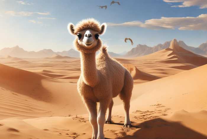 儿童故事小骆驼找妈妈、小骆驼问妈妈的故事