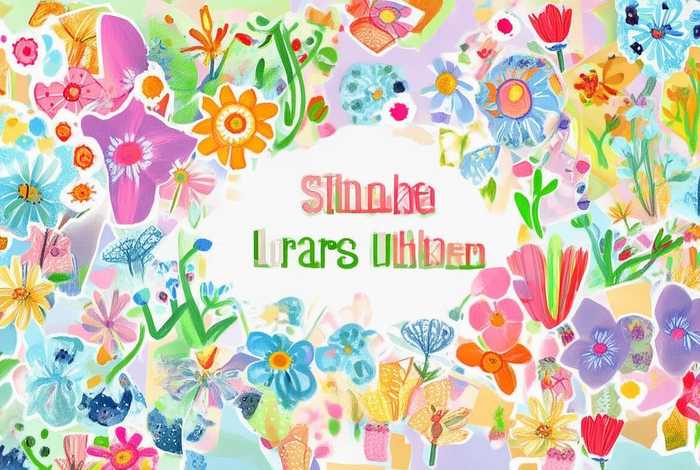 儿童花朵简笔画图片大全带颜色，儿童花朵简笔画图片大全带颜色可爱