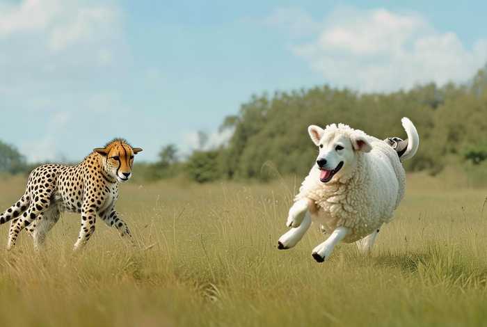 儿童故事小羊和猎豹故事、小羊和猎狗的故事 儿童故事小羊和猎豹故事、小羊和猎狗的故事