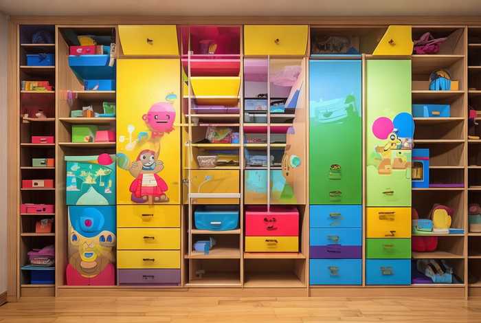 儿童房衣柜设计图纸，儿童房衣柜设计图纸大全