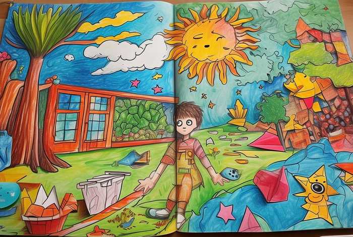 儿童手工绘本、儿童手工绘本图片