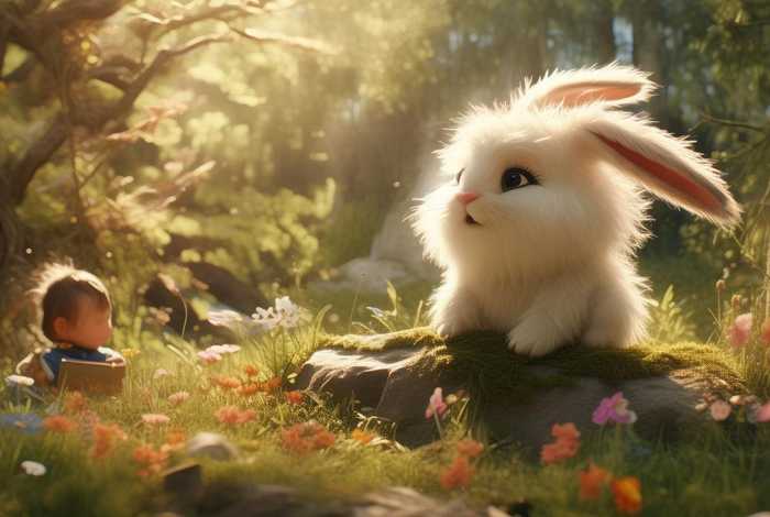 儿童故事兔子的尾巴文字版（幼儿故事兔子的尾巴讲述教案）