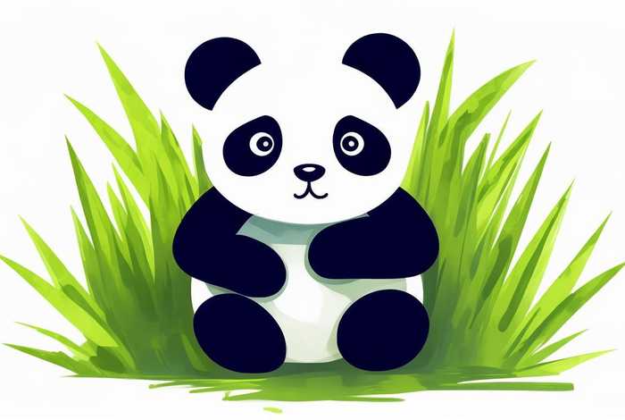 儿童熊猫简笔画 - 儿童画熊猫简笔画 儿童熊猫简笔画 - 儿童画熊猫简笔画