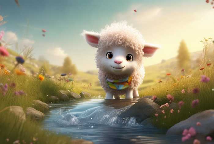 儿童故事小羊喝水 - 少儿故事小羊喝水 儿童故事小羊喝水 - 少儿故事小羊喝水