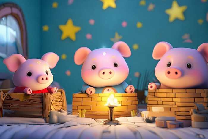 儿童睡前小故事书 - 儿童睡前小故事书3-6岁三只小猪