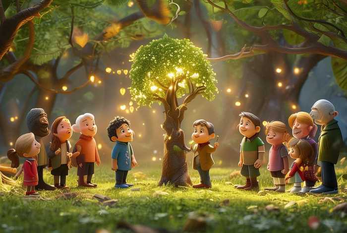 儿童童话故事十个爸爸，幼儿故事十个爸爸