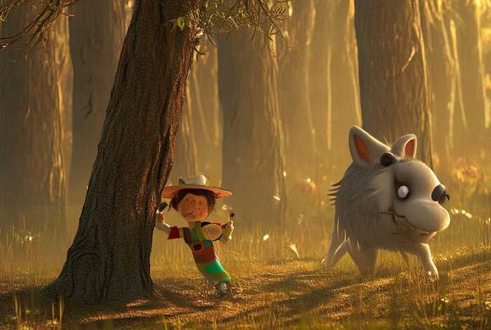 儿童故事大灰狼2000字 - 幼儿故事大灰狼的故事文字