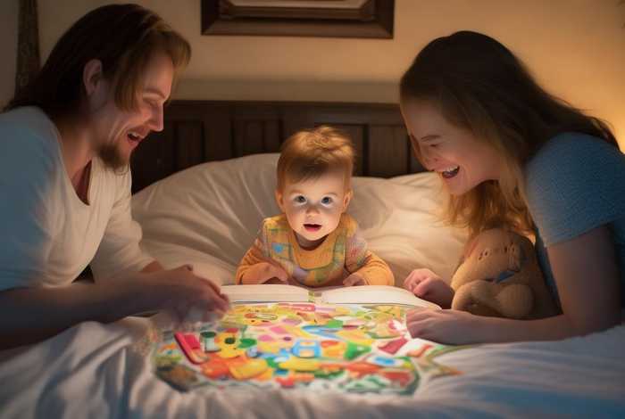 儿童睡前小游戏 - 儿童睡前小游戏,三人,包括家长