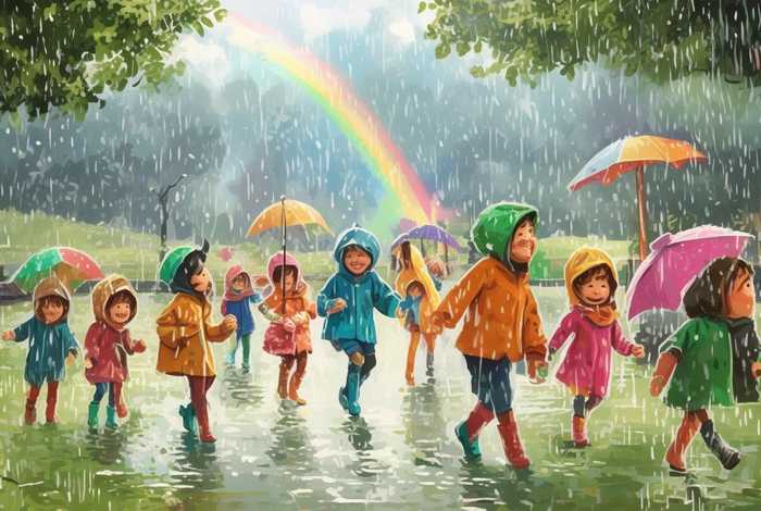 儿童故事《下雨的时候》（幼儿故事《下雨的时候》）