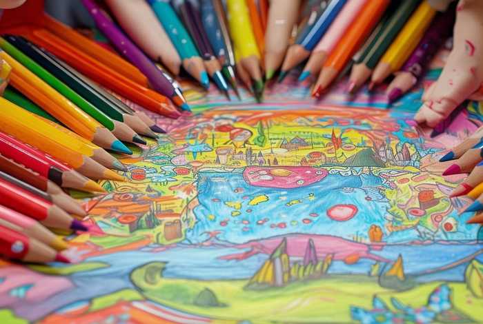 儿童故事彩色铅笔；彩色铅笔绘本故事