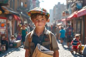 儿童剧报童故事简介 - 儿童剧报童剧本