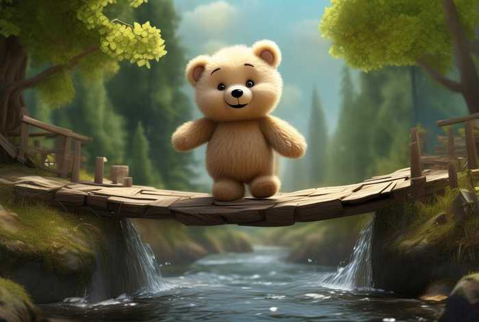 儿童文学小熊过桥故事，小熊过桥儿童文学
