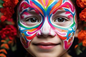 儿童彩绘脸谱图片 儿童彩绘脸谱图片简笔画