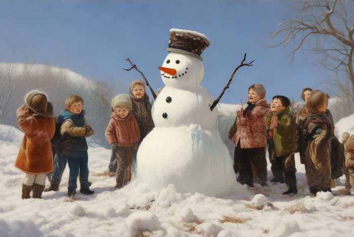 儿童故事雪娃娃融化了，故事雪娃娃融合了哪些领域的内容