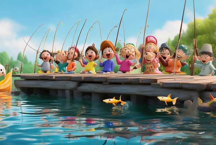 儿童故事钓鱼视频大全、钓鱼的故事视频