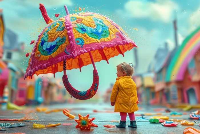 儿童故事绘本奇怪的雨伞、幼儿绘本故事奇怪的雨伞