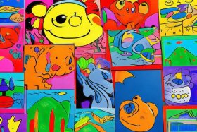 儿童彩绘图片；儿童彩绘图片大全简笔画