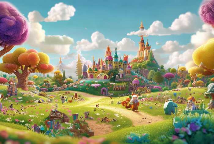 儿童故事背景图横屏、幼儿故事背景图片大全