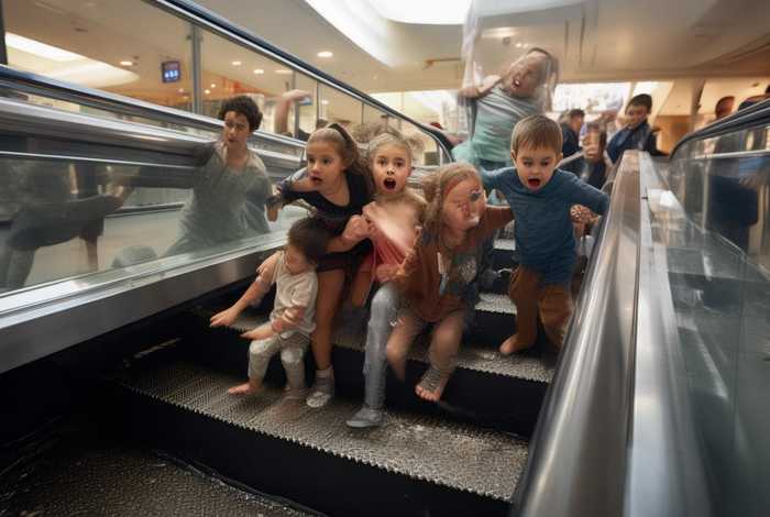 儿童扶梯意外事故 幼儿扶梯意外视频