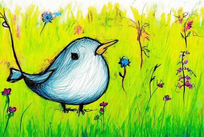 儿童画小鸟简笔画 - 儿童怎么画小鸟简笔画