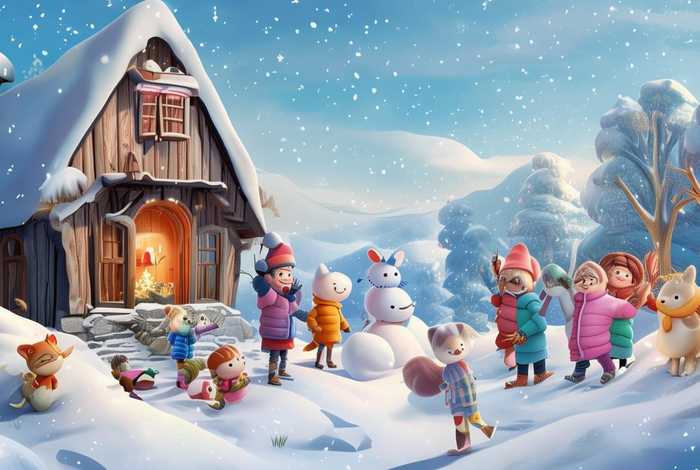 儿童故事下雪的故事（关于下雪的故事 幼儿）