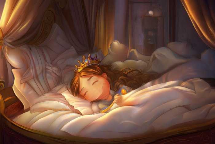 儿童睡前故事豌豆公主的故事 豌豆公主幼儿睡前故事