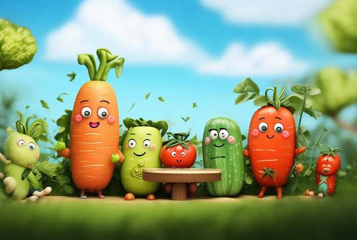 儿童蔬菜故事、幼儿蔬菜小故事简短
