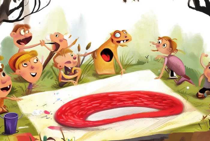 儿童故事画蛇添足的故事、简单的幼儿画蛇添足故事