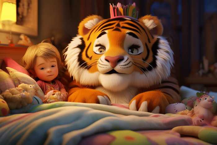 儿童睡前老虎故事3-6岁 4一5岁睡前故事 老虎的故事