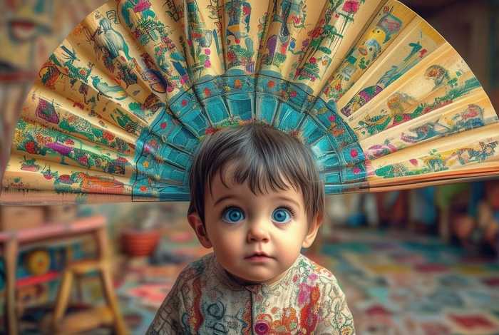 儿童故事扇子 - 扇子的幼儿故事 儿童故事扇子 - 扇子的幼儿故事