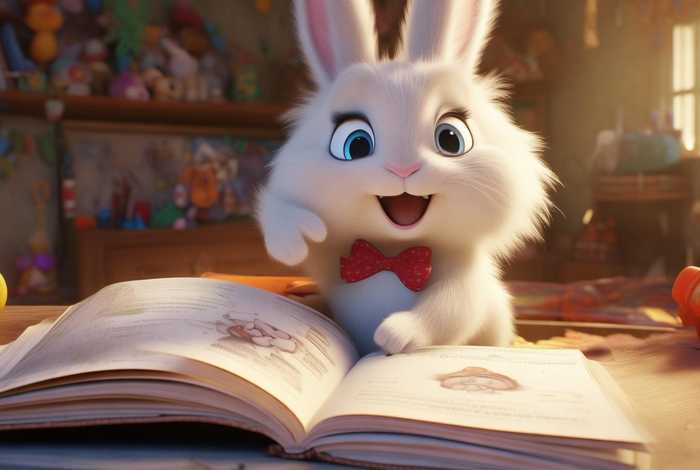 儿童故事书《聪明的小白兔》 幼儿故事《聪明的小白兔》